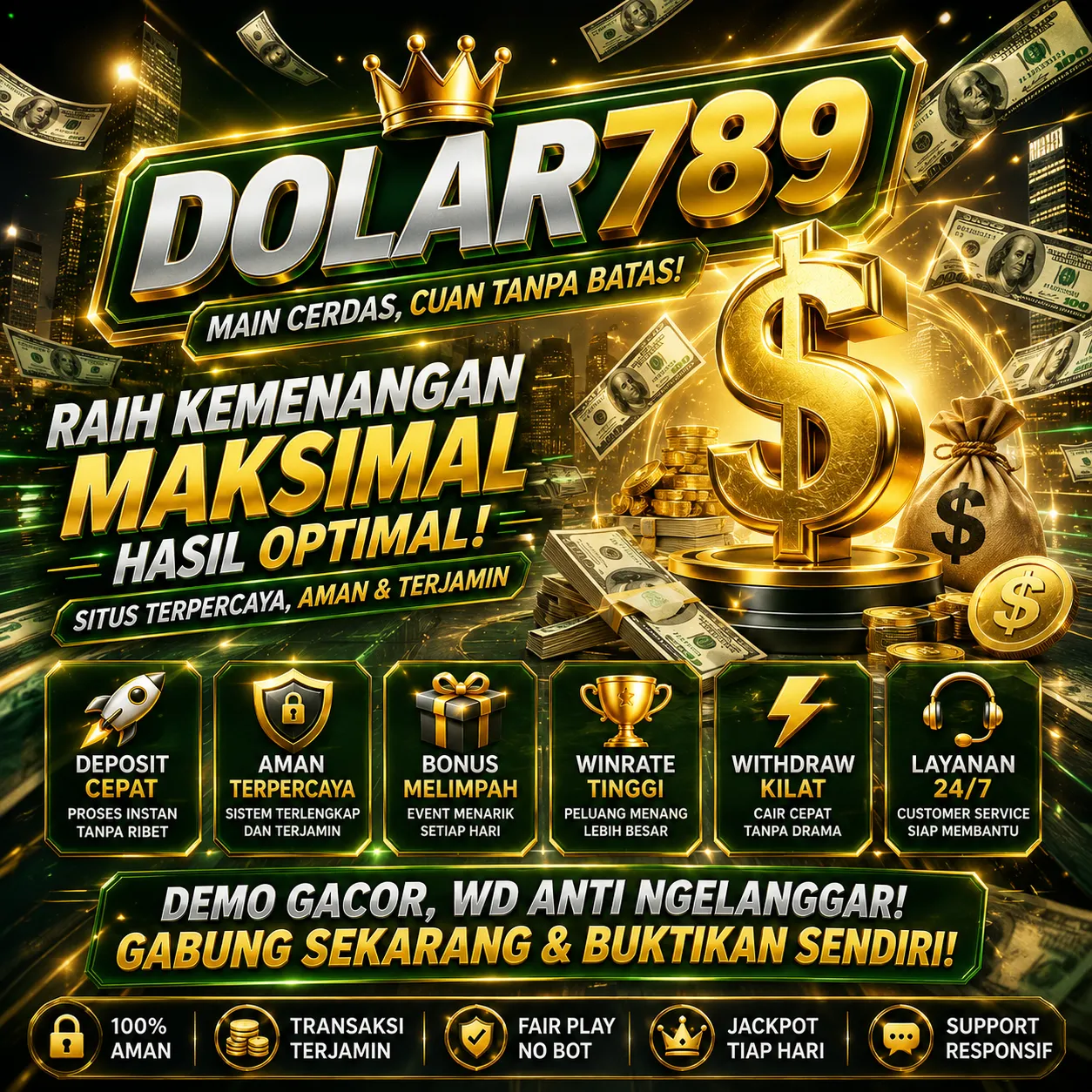 DOLAR789 Banner